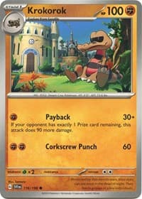 Krokorok - SV01: Scarlet & Violet Base Set - Pokemon card