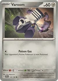Varoom - SV01: Scarlet & Violet Base Set - Pokemon card