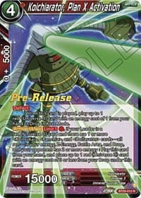 Koichiarator, Plan X Activation - Power Absorbed Pre-Release Cards - Dragon Ball Super: Masters card