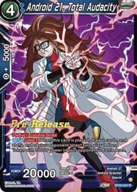 Android 21, Total Audacity - Power Absorbed Pre-Release Cards - Dragon Ball Super: Masters card