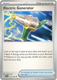 Electric Generator - SV01: Scarlet & Violet Base Set - Pokemon card