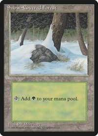 Snow-Covered Forest - Ice Age - Magic: The Gathering card