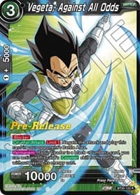 Vegeta, Against All Odds - Power Absorbed Pre-Release Cards - Dragon Ball Super: Masters card