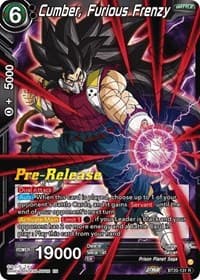 Cumber, Furious Frenzy - Power Absorbed Pre-Release Cards - Dragon Ball Super: Masters card