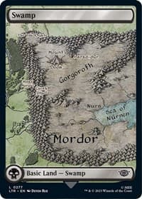 Swamp (0277) - Universes Beyond: The Lord of the Rings: Tales of Middle-earth - Magic: The Gathering card