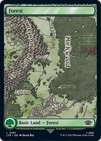 Forest (0281) - Universes Beyond: The Lord of the Rings: Tales of Middle-earth - Magic: The Gathering card