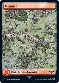 Mountain (0279) - Universes Beyond: The Lord of the Rings: Tales of Middle-earth - Magic: The Gathering card