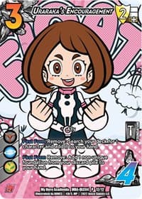 Uraraka's Encouragement - UniVersus: My Hero Academia: League of Villains DLC Pack - UniVersus card