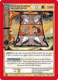 Battle Rug of Matlox and Elder Matlox - Native: First Edition - MetaZoo card