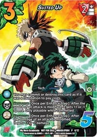 Suited Up (Plus Ultra Pack 4) - UniVersus: My Hero Academia Promo Cards - UniVersus card