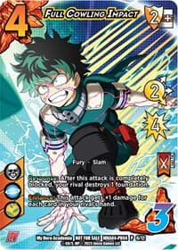 Full Cowling Impact (Plus Ultra Pack 4) - UniVersus: My Hero Academia Promo Cards - UniVersus card
