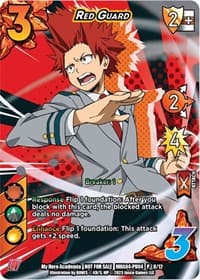 Red Guard (Plus Ultra Pack 4) - UniVersus: My Hero Academia Promo Cards - UniVersus card