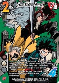 City-Wide Crisis (Plus Ultra Pack 4) - UniVersus: My Hero Academia Promo Cards - UniVersus card