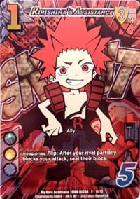 Kirishima's Assistance - UniVersus: My Hero Academia: League of Villains DLC Pack - UniVersus card