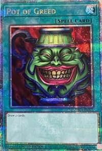 Pot of Greed (Quarter Century Secret Rare) - The Pot Collection - YuGiOh card