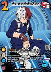 Drowning In Resentment (League of Villains Extra Credit Series) - UniVersus: My Hero Academia Promo Cards - UniVersus card