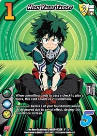 High Value Target (League of Villains Extra Credit Series) - UniVersus: My Hero Academia Promo Cards - UniVersus card
