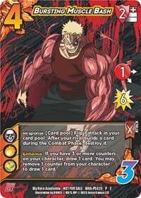 Bursting Muscle Bash (Provisional Store Championship 2023) - UniVersus: My Hero Academia Promo Cards - UniVersus card