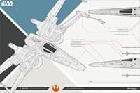 Bushiroad Rubber Mat Collection V2 Vol.576: STAR WARS - X-wing Starfighter - Bushiroad Playmats - Playmats card