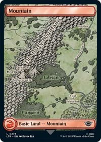 Mountain (0278) - Universes Beyond: The Lord of the Rings: Tales of Middle-earth - Magic: The Gathering card