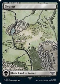 Swamp (0276) - Universes Beyond: The Lord of the Rings: Tales of Middle-earth - Magic: The Gathering card