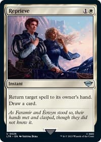 Reprieve - Universes Beyond: The Lord of the Rings: Tales of Middle-earth - Magic: The Gathering card