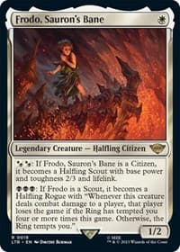 Frodo, Sauron's Bane - Universes Beyond: The Lord of the Rings: Tales of Middle-earth - Magic: The Gathering card