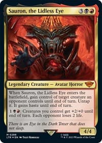 Sauron, the Lidless Eye - Universes Beyond: The Lord of the Rings: Tales of Middle-earth - Magic: The Gathering card