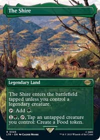 The Shire (Borderless) - Universes Beyond: The Lord of the Rings: Tales of Middle-earth - Magic: The Gathering card