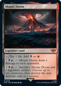 Mount Doom - Universes Beyond: The Lord of the Rings: Tales of Middle-earth - Magic: The Gathering card