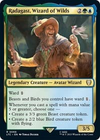 Radagast, Wizard of Wilds - Commander: The Lord of the Rings: Tales of Middle-earth - Magic: The Gathering card