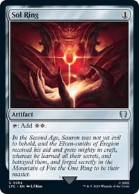 Sol Ring - Commander: The Lord of the Rings: Tales of Middle-earth - Magic: The Gathering card