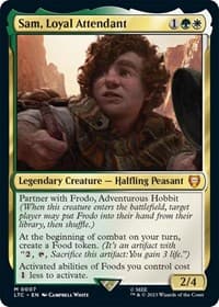 Sam, Loyal Attendant - Commander: The Lord of the Rings: Tales of Middle-earth - Magic: The Gathering card