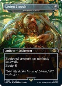 Lorien Brooch - Trailblazer's Boots - Buy-A-Box Promos - Magic: The Gathering card