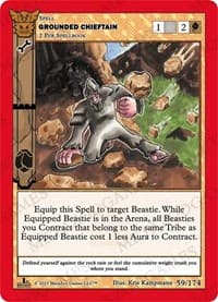 Grounded Chieftain - Native: First Edition - MetaZoo card