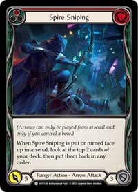 Spire Sniping (Red) - Outsiders - Flesh and Blood TCG card