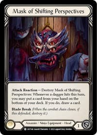 Mask of Shifting Perspectives - Outsiders - Flesh and Blood TCG card