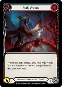 Stab Wound - Outsiders - Flesh and Blood TCG card