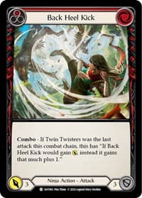 Back Heel Kick (Red) - Outsiders - Flesh and Blood TCG card