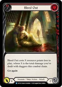 Bleed Out (Red) - Outsiders - Flesh and Blood TCG card