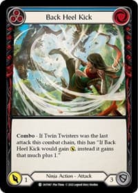 Back Heel Kick (Blue) - Outsiders - Flesh and Blood TCG card