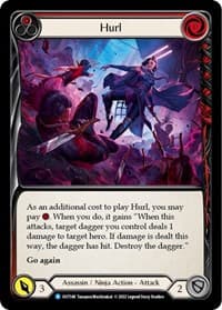 Hurl (Red) - Outsiders - Flesh and Blood TCG card
