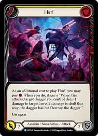 Hurl (Yellow) - Outsiders - Flesh and Blood TCG card