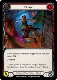 Plunge (Red) - Outsiders - Flesh and Blood TCG card