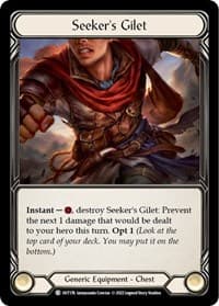 Seeker's Gilet - Outsiders - Flesh and Blood TCG card