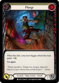 Plunge (Yellow) - Outsiders - Flesh and Blood TCG card