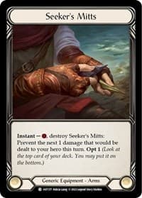 Seeker's Mitts - Outsiders - Flesh and Blood TCG card