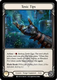 Toxic Tips - Outsiders - Flesh and Blood TCG card