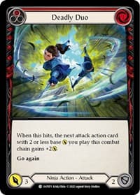Deadly Duo (Red) - Outsiders - Flesh and Blood TCG card