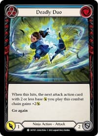 Deadly Duo (Blue) - Outsiders - Flesh and Blood TCG card